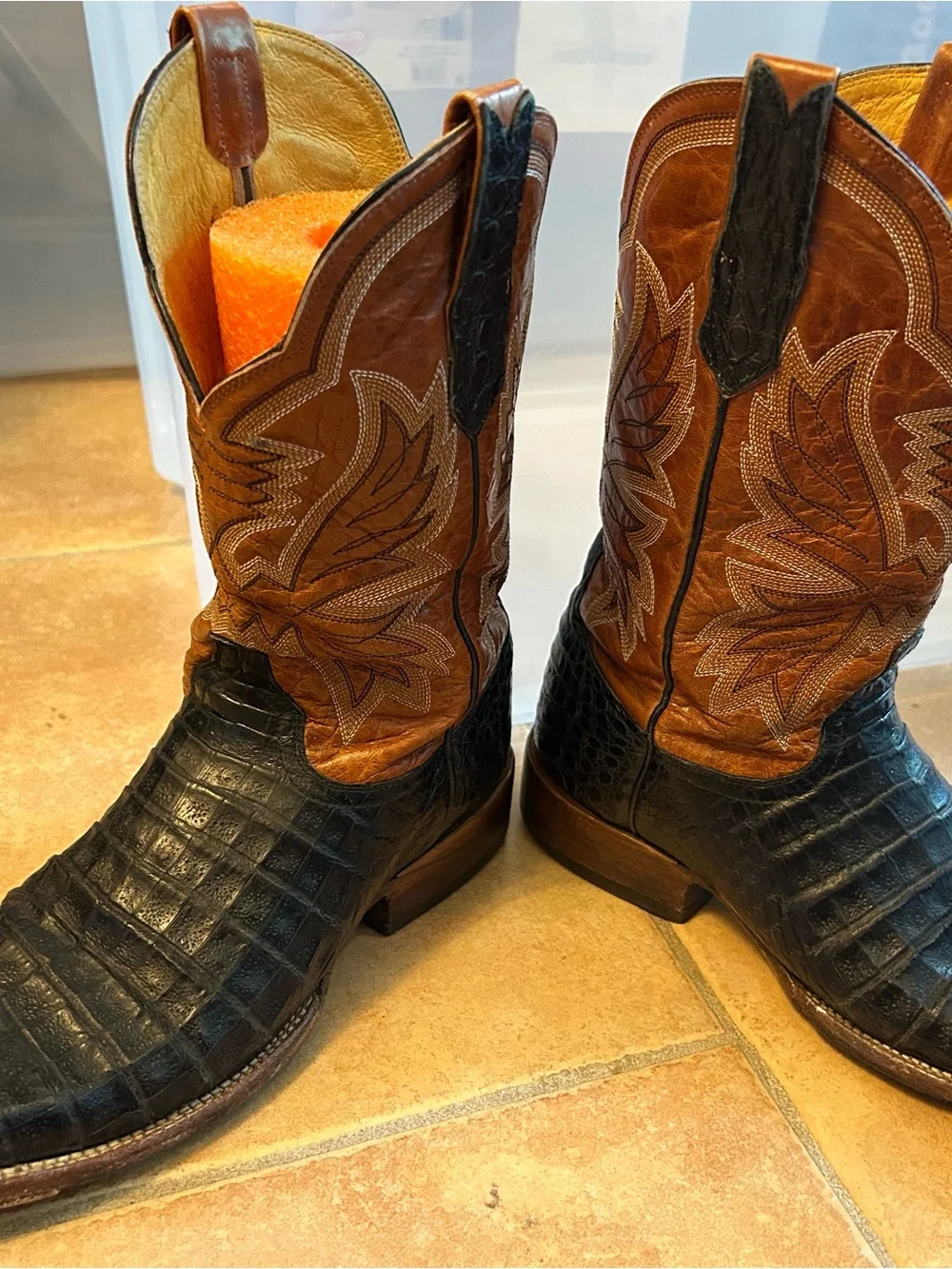 Cinch men 8 exotic print cowboy boots